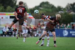 Saison 2026/27- FC Ingolstadt II - Deutsches Polizeisportkuratorium DPSK - Patrick Bachmann (Nr.11 - FCI II) - Manuel Distl (Nr.9 - FCI II) - Foto: Meyer Jürgen