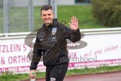 Toto Pokal; Halbfinale; FV Illertissen - FC Ingolstadt 04; Cheftrainer Michael Köllner (FCI) vor dem Spiel