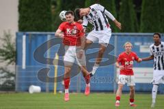 Bayernliga Nord - Saison 2026/27 - FC Ingolstadt 04 II - ASV Cham - Lucas Chrubasik rot Cham - Ioannis Petkos (Nr.18 - FCI II) - Foto: Meyer Jürgen