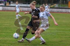 2. Fußball-Liga - Frauen - Saison 2022/2023 - FC Ingolstadt 04 - Eintracht Frankfurt II - Nachtigal Sophie weiss Frankfurt - Nina Penzkofer (Nr.29 - FCI Frauen) - Foto: Meyer Jürgen