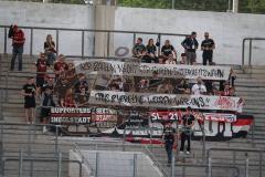 3. Liga - Saison 2026/27 - 1. FC Saarbrücken - FC Ingolstadt 04  -  mitgereiste Fans -  - XXXXX - Foto: Meyer Jürgen