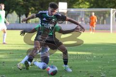 Bezirksliga - Saison 2025/26 - FC Fatih Ingolstadt - TSV Gaimersheim - Nico von Swiontek Brzezinski (Nr.17 - TSV Gaimersheim) - Boubacarr Saho grün Fatih - Foto: Meyer Jürgen