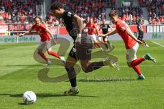 3.Liga - Saison 2022/2023 - Hallersche Fc - FC Ingolstadt 04 -  Justin Butler (Nr.31 - FCI) - - Foto: Meyer Jürgen