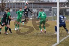 Bezirksliga - Saison 2024/25- TSV Gaimersheim - VFB Eichstätt II - Denis Janjic (Nr.31 - TSV Gaimersheim) - Marlon Roth Torwart Eichstätt - Eugen Belousow grün Eichstätt #23 - Foto: Meyer Jürgen