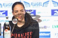 3. Liga; FC Hansa Rostock - FC Ingolstadt 04; Interview Pressekonferenz Cheftrainerin Sabrina Wittmann (FCI) Niederlage, 2:0