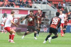 3. Liga; FC Ingolstadt 04 - Rot-Weiss Essen; Dennis Kayigin (10, FCI) Nishan Velupilay (28 FCI)
