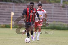 *** Bayernliga Nord - Saison 2025/26 - FC Ingolstadt 04 II - Jahn Regensburg II - Jason Osei Tutu (Nr.11 - FC Ingolstadt II) - XXXXX - Foto: Meyer Jürgen