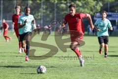 Toto-Pokal; FSV Harthof München - FC Ingolstadt 04; Berkay Öztürk (39 FCI) Lahid Issa, Zweikampf Kampf um den Ball