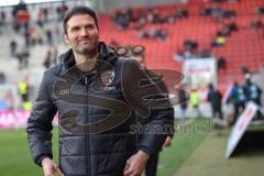 3. Liga; FC Ingolstadt 04 - TSV 1860 München; Cheftrainer Guerino Capretti (FCI) vor dem Spiel
