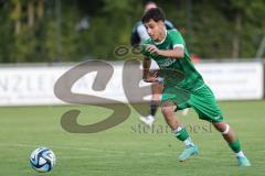 Bezirksliga - Saison 2025/26 - FC Gerolfing - TSV Ober./Unterh.stadt - Ahmet Altay grün Gerolfing - XXXXX - Foto: Meyer Jürgen