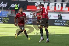 3.Liga - Saison 2022/2023 - FC Ingolstadt 04 -  - SV Waldhof-Mannheim - Calvin Brackelmann (Nr.17 - FCI) - Pascal Testroet (Nr.37 - FCI) - Foto: Meyer Jürgen