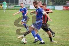 Kreisklasse - Saison 2026/27- TSV Kösching - SC Steinberg/Biberg - Christopher Lang rot Steinberg  - Valentin Hafner blau Kösching - Foto: Meyer Jürgen