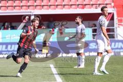 3. Liga; FC Ingolstadt 04 - Rot-Weiss Essen; Ausgleich 1:1 Tor Jubel Treffer Simon Lorenz (32, FCI) Rios Alonso José-Enrique (23 RWE) Schultz Michael (4 RWE)