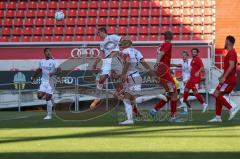 Toto Pokal - Saison 2022/2023 - FC Ingolstadt 04 - Türkspor Augsburg - Der 2:0 Führungstreffer durch Nikola Stevanovic (Nr.15 - FCI) - Jubel -  Foto: Meyer Jürgen