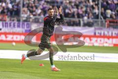 3. Liga; VfL Osnabrück - FC Ingolstadt 04; vor dem Spiel Lukas Fröde (34, FCI)