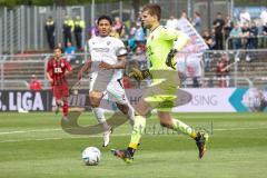 3. Liga; FC Viktoria Köln - FC Ingolstadt 04; Justin Butler (31, FCI) Torwart Voll Ben (1 Köln)