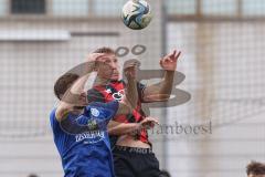 Bayernliga Nord - Saison 2024/25 - FC Ingolstadt 04 II - Würzburger FV 04 - Tobias Schröck (Nr.21 - FCI U21) - Istrefi Adrian blau Würzburg - Foto: Meyer Jürgen