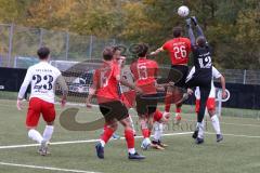 2023_10_28 - Bayernliga Nord - Saison 2023/24 - FC Ingolstadt 04 II - ASV Cham - Herbert Paul (Nr.26 - FCI U21) - Julio Peutler Torwart Cham - Foto: Meyer Jürgen