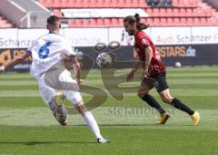 3. Liga - FC Ingolstadt 04 - 1. FC Saarbrücken - Jonatan Kotzke (25 FCI) Bulic Rasim (6 SB)