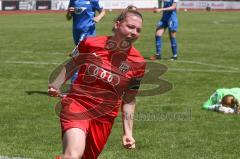 2. Frauen-Bundesliga Süd - Saison 2020/2021 - FC Ingolstadt 04 - SG 1899 Hoffenheim II - Der 1:1 Ausgleichstreffer durch Maier Ramona (#18 FCI) - jubel - Dick Laura Torwart Hoffenheim  - Foto: Meyer Jürgen