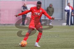 A - Junioren Bundesliga Süd/Südwest -  Saison 2021/2022 - FC Ingolstadt 04 - Eintracht Frankfurt - Nduka Donald (#4 FCI) - Foto: Meyer Jürgen