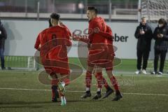 Bayernliga Süd - Saison 2021/2022 - FC Ingolstadt 04 II - VFR Garching - Der 1:0 Führungstreffer durch Domislic Renato (#17 FCI) - jubel - Liugiqi Arian (#9 FCI)  - Foto: Meyer Jürgen