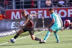 3. Liga; FC Ingolstadt 04 - TSV 1860 München; David Kopacz (29, FCI) Guttau Julian (7 TSV)