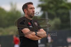 Freundschaftsspiel - Saison 2024/25 - FC Ingolstadt 04 II - TSV Rain/Lech  - Cheftrainer Patrick Schönfeld (FCI U21) - XXXXX - Foto: Meyer Jürgen