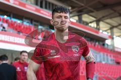 3. Liga; FC Ingolstadt 04 - FC Viktoria Köln; vor dem Spiel Linus Rosenlöcher (19, FCI)