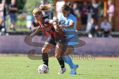 *** 2. Bundesliga Frauen - Saison 2025/26 - FC Ingolstadt 04 Frauen - Victoria Berlin - Aydin Leyila blau Berlin - Leonie Haberäcker (Nr.27 - FC Ingolstadt Frauen I) - Foto: Meyer Jürgen
