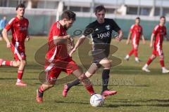 Kreisklasse - Saison 2024/25- Türkisch SV Ingolstadt - TSV Gaimersheim II - Josip Kujundzic rot Türkisch  - Philipp Dosch schwarz Gaimersheim - Foto: Meyer Jürgen