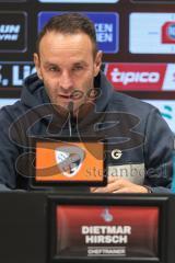 3. Liga; FC Ingolstadt 04 - MSV Duisburg; Pressekonferenz Interview Cheftrainer Dietmar Hirsch (MSV)