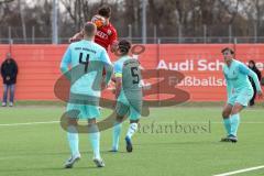 A-Junioren Bundesliga  - Saison 2023/24 - A-Junioren - FC Ingolstadt 04 - TSV 1860 München - Luka Klanac (Nr.9 - FC Ingolstadt 04 A-Jugend) - Dulic Sean #5 München - Foto: Meyer Jürgen