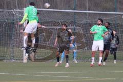 Bezirksliga - Saison 2025/26 - FC Fatih Ingolstadt - TSV 54 - DJK München - Murat Sucuoglu (Nr.9 - FC Fatih) - Markus Blohmann TW München - Foto: Meyer Jürgen