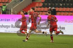 3. Liga; FC Ingolstadt 04 - SC Verl; 1:2 Tor Jubel Treffer Jasper Maljojoki (23, FCI) Simon Lorenz (32, FCI) Yann Sturm (7, FCI)