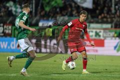 3. Liga; 1. FC Schweinfurt 05 - FC Ingolstadt 04; Yann Sturm (7, FCI) Trslic Luca (18 S05)