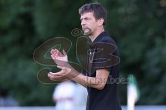 Freundschaftsspiel - Saison 2023/2024 - SV Manching - FC Ingolstadt 04 - Cheftrainer Thomas Karg (FCI II) -  - Foto: Meyer Jürgen