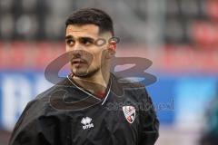 3. Liga; SV Wehen Wiesbaden - FC Ingolstadt 04; vor dem Spiel Torwart Simon Simoni (41, FCI)