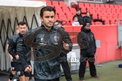 3. Liga; FC Ingolstadt 04 - MSV Duisburg; vor dem Spiel Fredrik Carlsen (8, FCI)