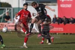 Kreisklasse - Saison 2024/25- Türkisch SV Ingolstadt - TSV Gaimersheim II - Daniel Drotleff rot Türkisch - Julian Felgentreu schwarz Gaimersheim - Foto: Meyer Jürgen