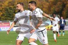 3. Liga; VfB Oldenburg - FC Ingolstadt 04; David Kopacz (29, FCI) Pascal Testroet (37, FCI) Tor Jubel Treffer