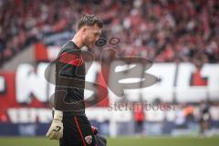 3. Liga; Rot-Weiss Essen - FC Ingolstadt 04; vor dem Spiel Torwart Boevink Pelle (26 FCI) geht vom Platz