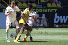 3. Fußball-Liga - Saison 2022/2023 - Borussia Dortmund II - FC Ingolstadt 04 - Patrick Schmidt (Nr.9 - FCI) - Foto: Meyer Jürgen