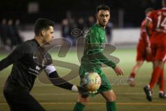 2024_2_8 - Bezirksliga - Saison 2023/24 - Freundschaftsspiel - FC Fatih Ingolstadt - SV Manching -  - Cedric Sengl grün Manching - XXXXX - Foto: Meyer Jürgen