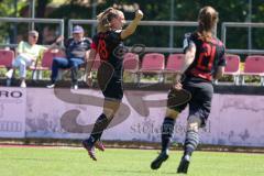 2. Frauen-Bundesliga - Saison 2021/2022 - FC Ingolstadt 04 - TSG 1899 Hoffenheim - Der 2:0 Führungstreffer durch Maier Ramona (#18 FCI) - jubel - Foto: Meyer Jürgen