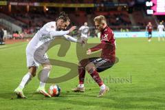 2.BL; 1. FC Nürnberg - FC Ingolstadt 04; Neuzugang Valmir Sulejmani (33, FCI) Handwerker Tim (29 , 1.FCN)