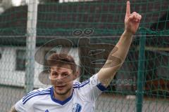 Kreisliga - Saison 2022/2023 - Sv Hundszell - TSV Ober/Unterhaunstadt - Der 1:1 Ausgleichstreffer durch Maximilian Friebe weiss Hundszell - jubel - Foto: Meyer Jürgen