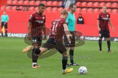 3.Liga - Saison 2022/2023 - FC Ingolstadt 04 -  - SV Waldhof-Mannheim - Tobias Bech (Nr.11 - FCI) beim Freistoss zum 1:0 Führungstreffer -  Jubel -  - Foto: Meyer Jürgen