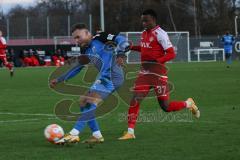 2.BL; Testspiel; FC Ingolstadt 04 - Würzburger Kickers; Patrick Schmidt (32, FCI) Adigo Ryan (37 FWK)