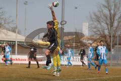 Bezirksliga - Saison 2024/25- TSV Gaimersheim - FC Aschheim - Luca Mancini (Nr.21 - TSV Gaimersheim) - Pascal Jakob Torwart Aschheim - Foto: Meyer Jürgen